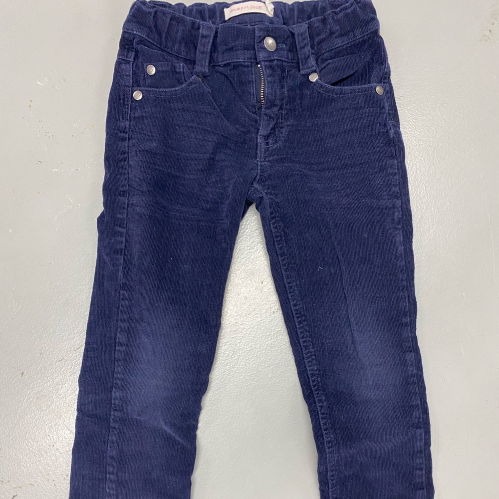 Navy corduroy pants size 5